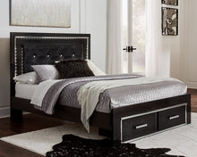 Load image into Gallery viewer, Kaydell  Upholstered Panel Bed With Storage
