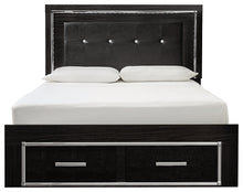 Load image into Gallery viewer, Kaydell  Upholstered Panel Bed With Storage
