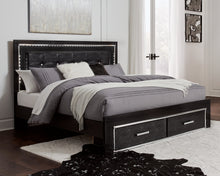 Load image into Gallery viewer, Kaydell  Upholstered Panel Bed With Storage
