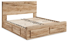 Load image into Gallery viewer, Hyanna  Panel Storage Bed With 2 Under Bed Storage Drawers
