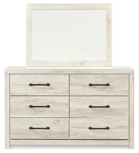 Load image into Gallery viewer, Cambeck  Panel Headboard With Mirrored Dresser And 2 Nightstands
