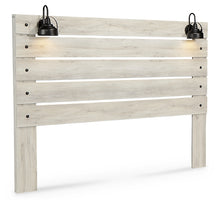 Load image into Gallery viewer, Cambeck  Panel Headboard With Mirrored Dresser And 2 Nightstands
