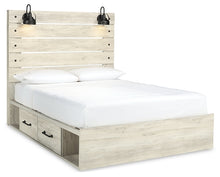 Load image into Gallery viewer, Cambeck  Panel Bed With 2 Storage Drawers With Mirrored Dresser, Chest And 2 Nightstands
