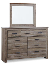 Load image into Gallery viewer, Zelen / Panel Headboard With Mirrored Dresser And Chest
