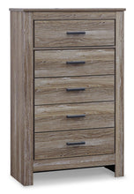 Load image into Gallery viewer, Zelen / Panel Headboard With Mirrored Dresser And Chest
