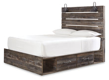 Load image into Gallery viewer, Drystan  Panel Bed With 2 Storage Drawers With Mirrored Dresser And Chest
