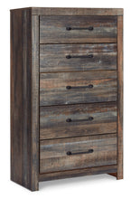 Load image into Gallery viewer, Drystan  Panel Bed With 2 Storage Drawers With Mirrored Dresser And Chest
