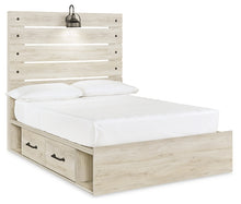 Load image into Gallery viewer, Cambeck  Panel Bed With 2 Storage Drawers With Mirrored Dresser, Chest And 2 Nightstands
