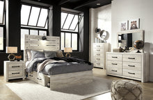 Load image into Gallery viewer, Cambeck  Panel Bed With 2 Storage Drawers With Mirrored Dresser, Chest And 2 Nightstands
