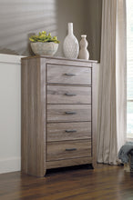 Load image into Gallery viewer, Zelen / Panel Headboard With Mirrored Dresser And Chest
