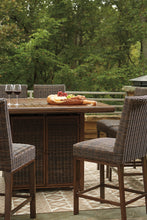 Load image into Gallery viewer, Paradise Trail Outdoor Bar Table and 6 Barstools
