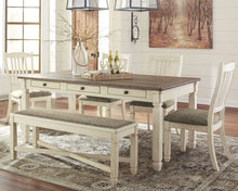 Load image into Gallery viewer, Bolanburg Dining Table and 4 Chairs and Bench
