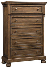 Load image into Gallery viewer, Flynnter  Sleigh Bed With 2 Storage Drawers With Mirrored Dresser, Chest And 2 Nightstands
