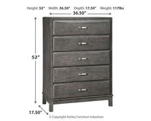 Load image into Gallery viewer, Caitbrook  Storage Bed With 8 Storage Drawers With Mirrored Dresser And Chest
