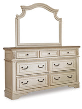 Load image into Gallery viewer, Realyn  Upholstered Panel Bed With Mirrored Dresser, Chest And Nightstand
