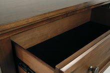 Load image into Gallery viewer, Flynnter  Sleigh Bed With 2 Storage Drawers With Mirrored Dresser And Chest
