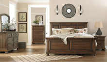 Load image into Gallery viewer, Flynnter  Panel Bed With Mirrored Dresser, Chest And Nightstand
