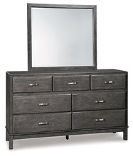 Load image into Gallery viewer, Caitbrook  Storage Bed With 8 Storage Drawers With Mirrored Dresser, Chest And Nightstand
