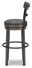 Load image into Gallery viewer, Caitbrook UPH Swivel Barstool (1/CN)
