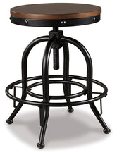 Load image into Gallery viewer, Valebeck Swivel Barstool (2/CN)
