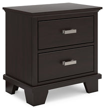 Load image into Gallery viewer, Covetown Full Panel Bed with Mirrored Dresser, Chest and 2 Nightstands
