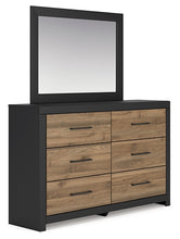 Load image into Gallery viewer, Vertani Queen Panel Bed with Mirrored Dresser and Nightstand
