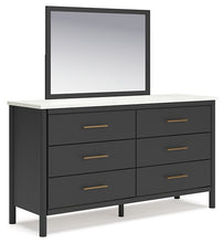 Load image into Gallery viewer, Cadmori Full Upholstered Panel Bed with Mirrored Dresser, Chest and Nightstand
