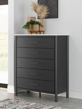 Load image into Gallery viewer, Cadmori Full Upholstered Panel Bed with Mirrored Dresser, Chest and Nightstand
