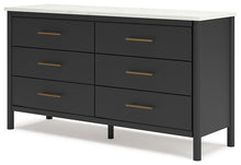 Load image into Gallery viewer, Cadmori Full Upholstered Panel Bed with Dresser and 2 Nightstands
