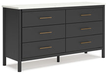 Load image into Gallery viewer, Cadmori Full Upholstered Panel Bed with Dresser and 2 Nightstands
