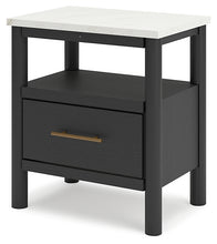 Load image into Gallery viewer, Cadmori Full Upholstered Panel Bed with Dresser and 2 Nightstands
