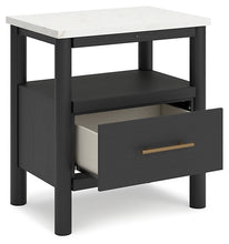 Load image into Gallery viewer, Cadmori Full Upholstered Panel Bed with Dresser and 2 Nightstands
