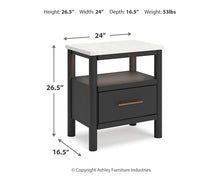 Load image into Gallery viewer, Cadmori Full Upholstered Panel Bed with Dresser and 2 Nightstands
