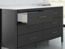 Load image into Gallery viewer, Cadmori Full Upholstered Panel Bed with Dresser and 2 Nightstands
