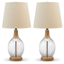 Load image into Gallery viewer, Clayleigh Glass Table Lamp (2/CN)
