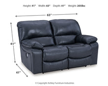 Load image into Gallery viewer, Leesworth Reclining Power Loveseat
