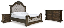 Load image into Gallery viewer, Maylee King Upholstered Bed with Dresser and Nightstand
