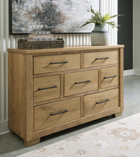 Load image into Gallery viewer, Galliden King Panel Bed with Dresser and Nightstand
