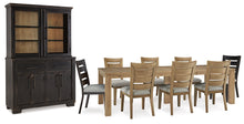 Load image into Gallery viewer, Galliden Dining Table and 8 Chairs with Storage
