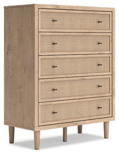 Load image into Gallery viewer, Cielden King Panel Headboard with Mirrored Dresser and Chest
