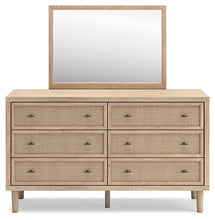 Load image into Gallery viewer, Cielden King Panel Headboard with Mirrored Dresser and Nightstand
