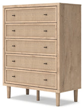 Load image into Gallery viewer, Cielden King Panel Headboard with Mirrored Dresser, Chest and Nightstand
