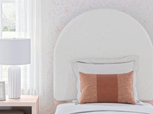 Load image into Gallery viewer, Wistenpine Twin Upholstered Panel Headboard with Mirrored Dresser and 2 Nightstands
