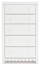 Load image into Gallery viewer, Mollviney Twin Panel Headboard with Mirrored Dresser, Chest and 2 Nightstands
