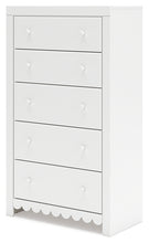 Load image into Gallery viewer, Mollviney Twin Panel Headboard with Mirrored Dresser, Chest and 2 Nightstands
