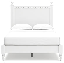 Load image into Gallery viewer, Mollviney Full Panel Bed with Mirrored Dresser, Chest and Nightstand
