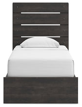 Load image into Gallery viewer, Hollivern Twin Panel Bed with Storage
