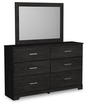 Load image into Gallery viewer, Belachime King Panel Bed with Mirrored Dresser, Chest and 2 Nightstands
