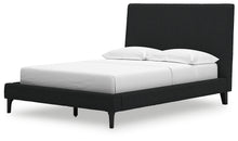 Load image into Gallery viewer, Cadmori Full Upholstered Bed with Mirrored Dresser
