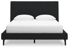 Load image into Gallery viewer, Cadmori Queen Upholstered Bed with Mirrored Dresser and Chest
